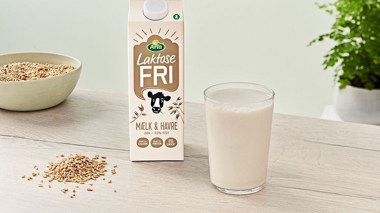 Arla lancerer ny laktosefri mælke- og havredrik 