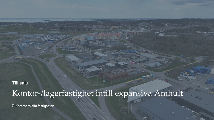 Kontor-/lagerfastighet intill expansiva Amhult