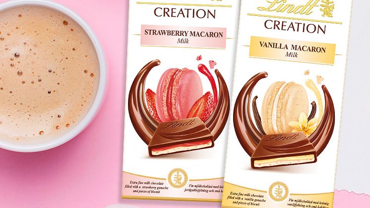 Äntligen kan vi avslöja sommarens mest spännande chokladnyhet! - Lindt introducerar Création Macarons!