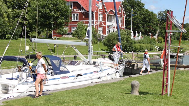 Göta kanal summerar säsongen 2014 - Göta kanal som besöksmål fortsätter att växa