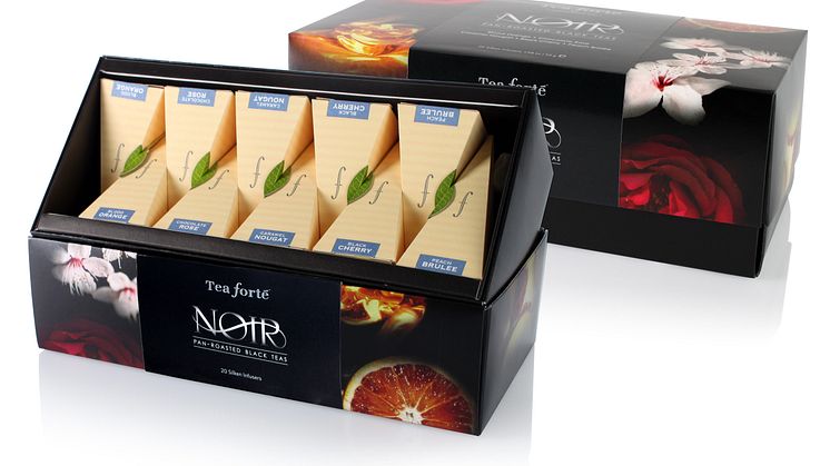 Tea Forté Noir Collection Ribbon Box 