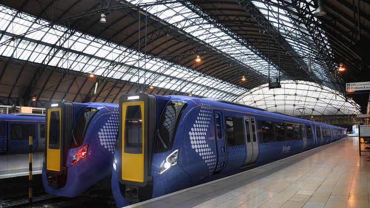 Apprentices glimpse new commuter trains for Scotland