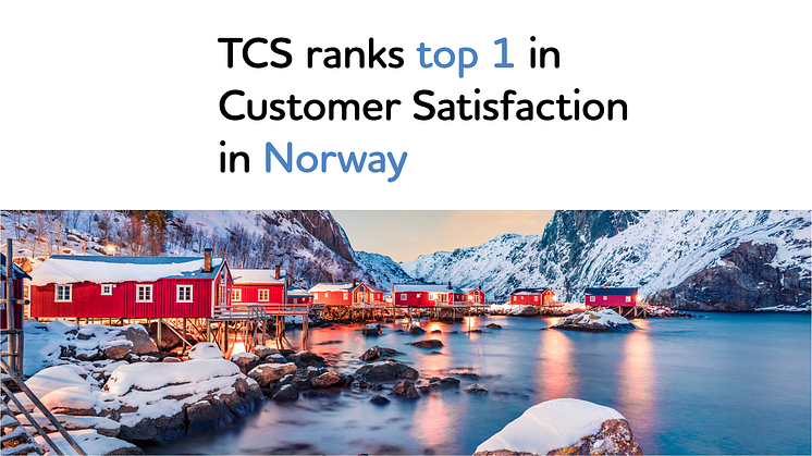 TCS topper listen på kundetilfredshet i Norge – for åttende år på rad