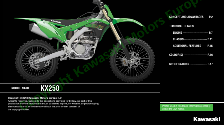 Nya 20MY Kawasaki KX250 “Most powerful yet”
