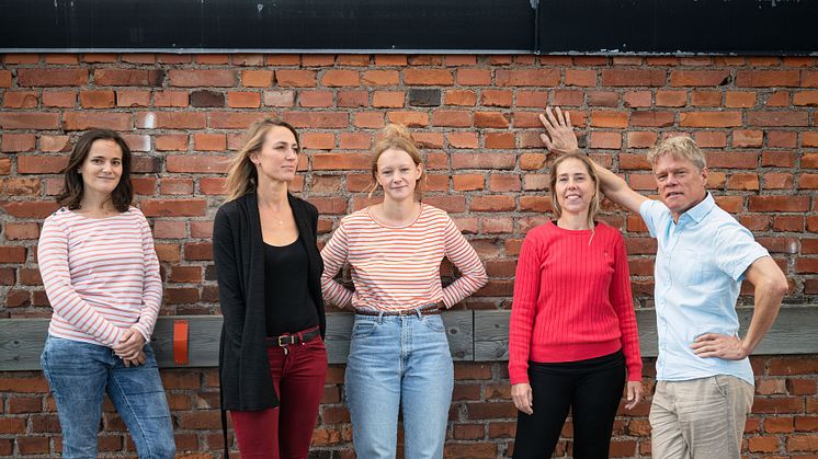 Camille Vasseur, Sabina Sandri-Olsson, Alva Rasmussen, Annika Thunberg och Torbjörn Westman i Camerata Nordica. Foto: Urban Wedin.