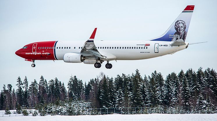 Norwegian's Boeing 737-800.