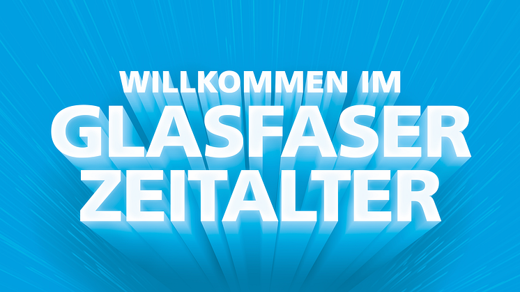 „Wir läuten heute ein neues Zeitalter ein – das Glasfaserzeitalter. Unsere Mindestgeschwindigkeit beginnt bei 300 Megabit/Sekunde und übertrifft so die Maximalleistung veralteter Kupfertechnologien", sagt Uwe Nickl, CEO von Deutsche Glasfaser. (DG)