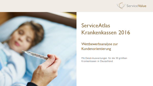 Krankenkassen auf dem Kundenprüfstand 