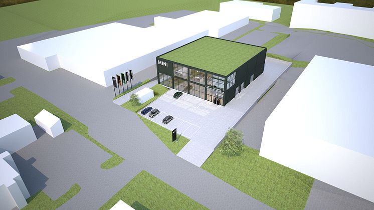 Bavaria bygger MINI Flagship Store i Danderyd