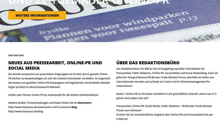 Public Relations zwischen klassischer Pressearbeit und zeitgemäßer Online-PR