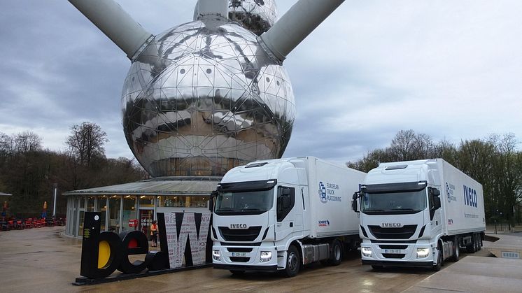 Iveco deltar i världens första test av truck platooning 