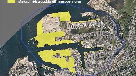 Malmö stad förstärker satsningen i Malmö hamn med 30-årsplan