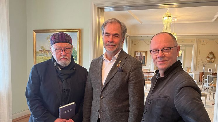 Värmland möter Ukraina arrangeras torsdag 16 mars. Bakom initiativet står poeten och författaren Bengt Berg i samverkan med landshövding Georg Andrén och Västanås teaterchef Leif Stinnerbom. Foto: Länsstyrelsen Värmland 