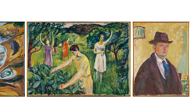 Hvilket av de tre Munch-maleriene folket stemmer frem gjenstår å se. Blir det motiv med kvinner omgitt av frodig natur, et selvransakende portrett av Edvard Munch eller landskap med bølgeskvulp?