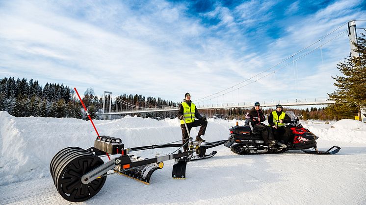 Bodens skoterförening som blev tilldelade priset Förening 2019 under Närhetsliv 2019 - en hyllning till våra eldsjälar. Foto Mats Engfors/Fotographic