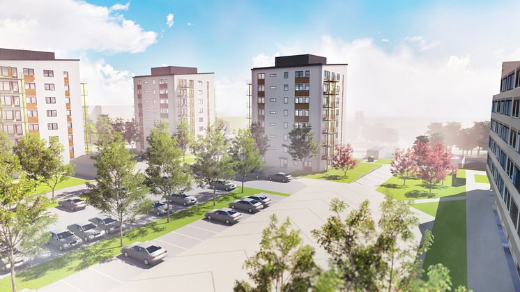 Gavlegårdarna planerar att bygga 96 nya lägenheter i Sätra centrum