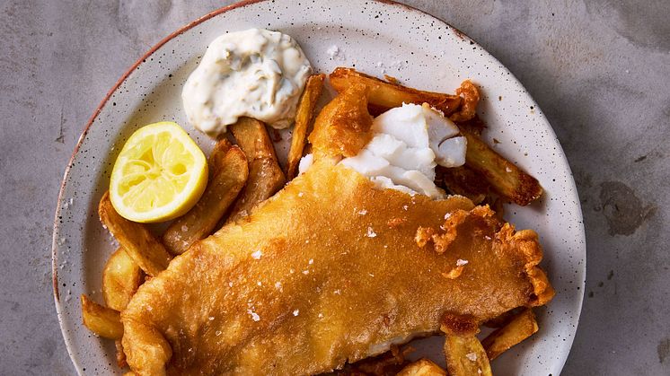 Fish and Chips with Norwegian cod. Photo NSC