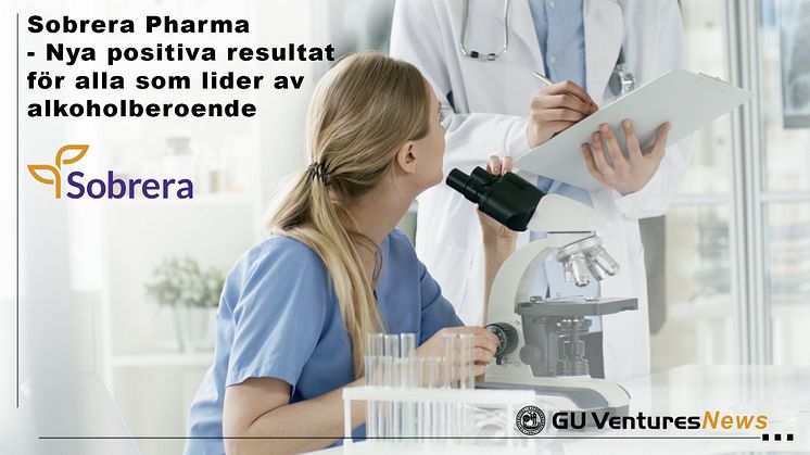 Sobrera Pharma  - Nya positiva resultat för alla som lider av alkoholberoende