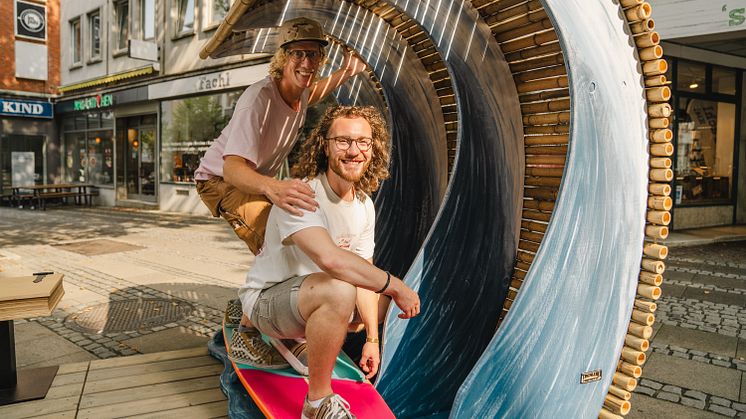 Stefan Wolters (hinten) und Luca Krüger testen die Welle (c)JM Böckmann.jpg