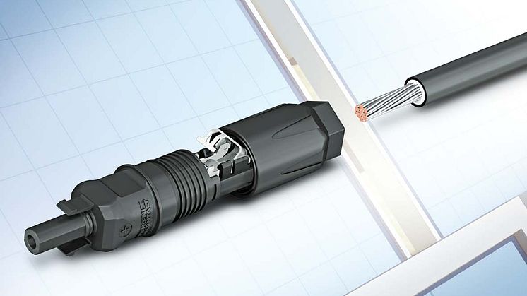 SUNCLIX - Solenergikontakter för kraftigare kabelarea