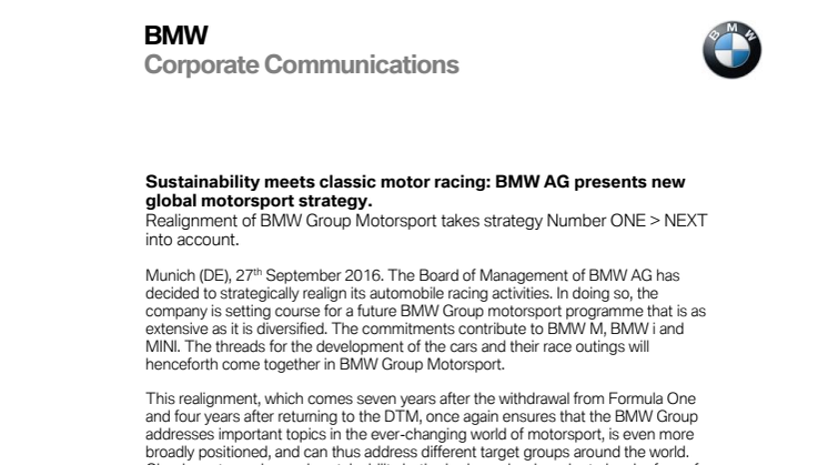 BMW Group Motorsport