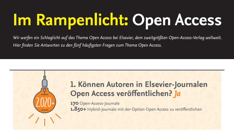 Im Rampenlicht: Open Access