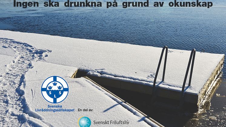 Svenska Livräddningssällskapet sprider kunskap om issäkerhet och utvecklar sommarsimskolan för ett säkrare friluftsliv