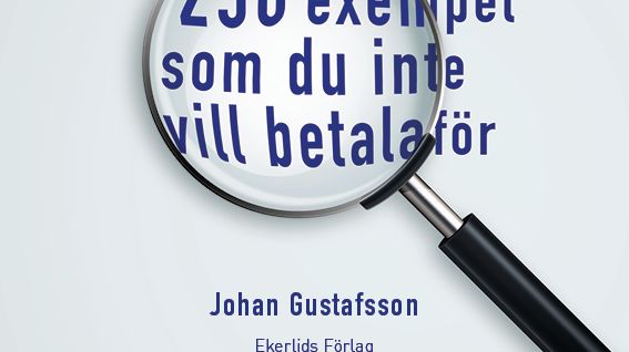 Ny bok: Slöseriet med dina skattepengar - 258 exempel som du inte vill betala för av Johan Gustafsson