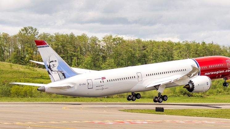 Norwegian Boeing 787 Dreamliner Kuva: Atle Strame