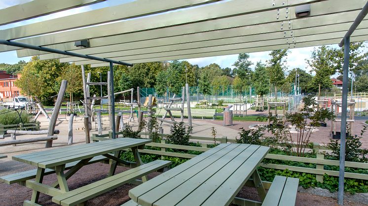 Flatås park är en av fyra utemiljöer som är nominerade till Sienapriset. Foto: Peter Svensson