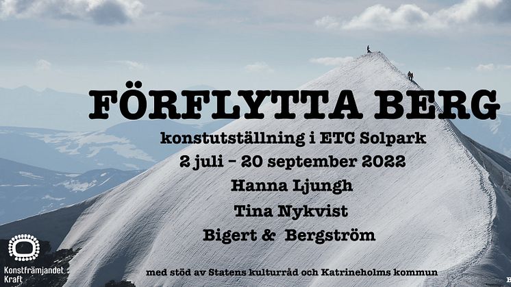 Förflytta Berg – Ny utställning i ETC Solpark