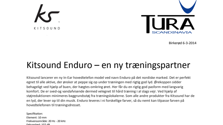 Kitsound Enduro – en ny træningspartner