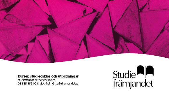 Studiefrämjandet Stockholms läns kurskatalog hösten 2016.