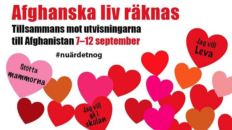 Aktivitetsveckan mot utvisningarna 7-12 september