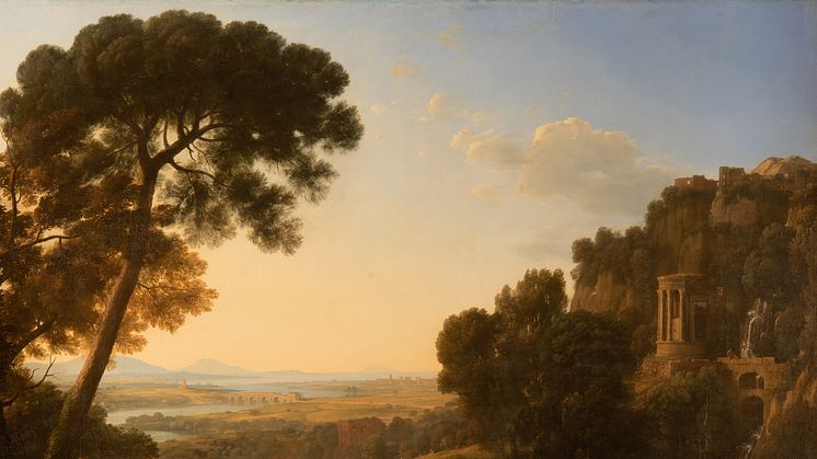 Claude Lorrain, Landscape with Argus Guarding lo, ca 1644/45.  Photo credit: Harry Cory Right/By permission of the Earl of Leicester and the Trustees of the Holkham Estate.