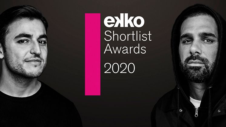Besir Zeciri og Zaki Youssef er værter på Ekko Shortlist Awards 2020