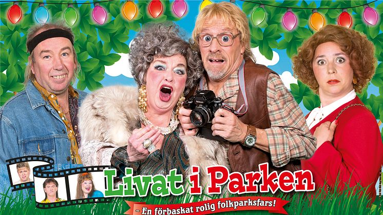 Årets succéföreställning från Vallarna ”Livat i Parken” på turné våren 2014 med Stefan Gerhardsson, Siw Carlsson m.fl.
