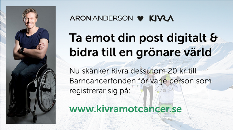 Kivra och Aron Anderson inleder partnerskap