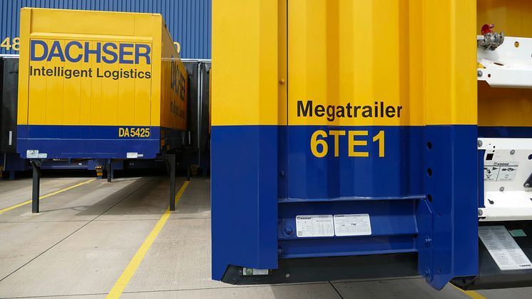 Puoliperävaunujen jatkuva muuntaminen European Logistics -liiketoiminta-alueella optimoi kapasiteetin käyttöasteen ja pienentää liikenteen ilmastojalanjälkeä.