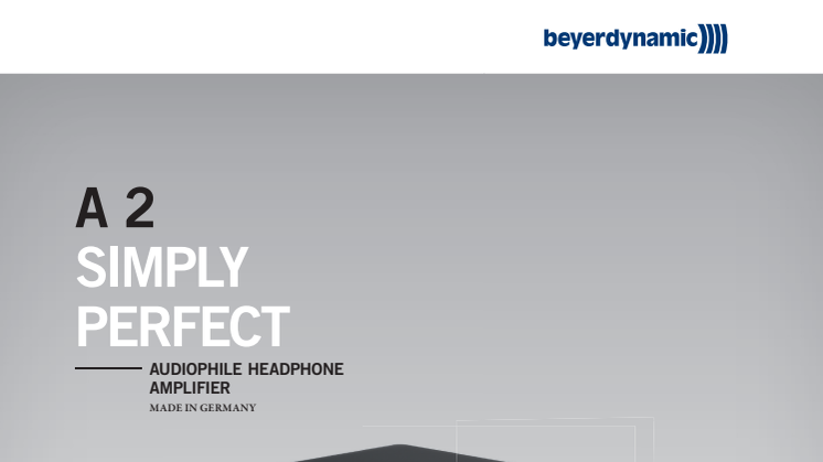 beyerdynamic lancerer den ultimative hovedtelefon-forstærker til lyd-feinschmeckere