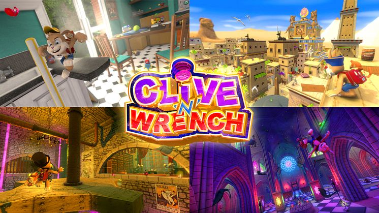 Let’s Bounce! Numskull Games’ New 3D Platformer Clive ‘N’ Wrench Launches Today on Switch, PC, and PlayStation!