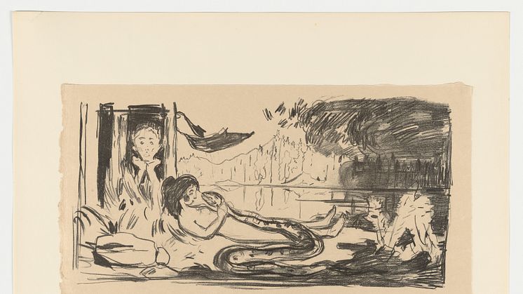  Edvard Munch: Skyen / The Cloud (1908-1909)