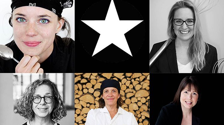 Titti Qvarnström, Ellinor Isaksson, Hanna Halpern, Maria Printz och Karoline Nordefors är juryordförande för Stellagalan.