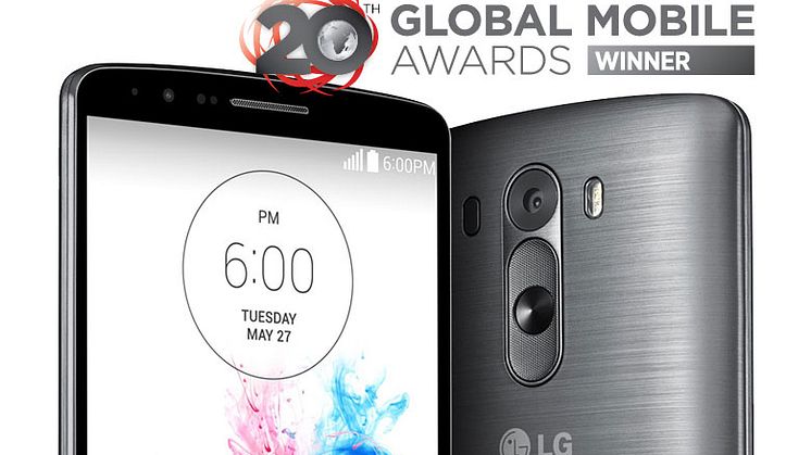 LG G3 VANDT PRISEN SOM ÅRETS BEDSTE SMARTPHONE PÅ MWC 2015, MENS LG WATCH URBANE FIK ADSKILLIGE PRISER