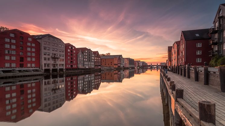 Nidelven, Trondheim. Photo Knut Aage Dahl. 