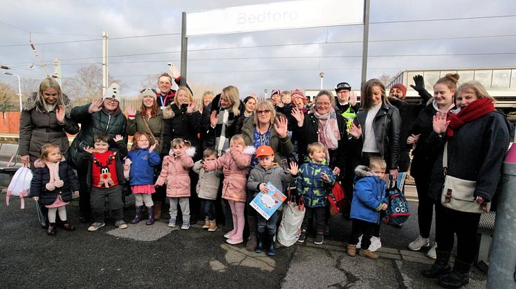 Flitwick Pre-school tots enjoyed a 'Try a Train' outing - MORE IMAGES AVAILABLE TO DOWNLOAD BELOW