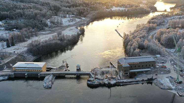 Kraftverket Forshuvud i Dalälven. Foto: Magnus Svensson, Fortum