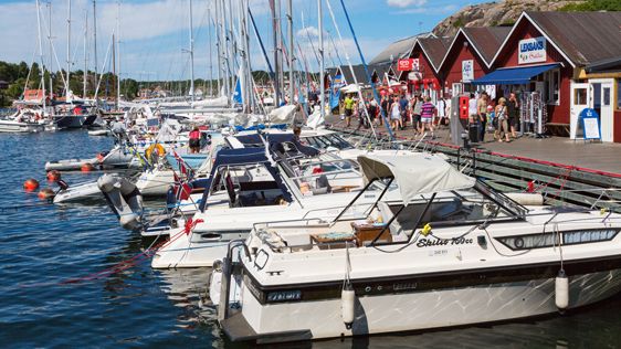 Småbåtshamnen i Grebbestad. Foto: Mostphotos