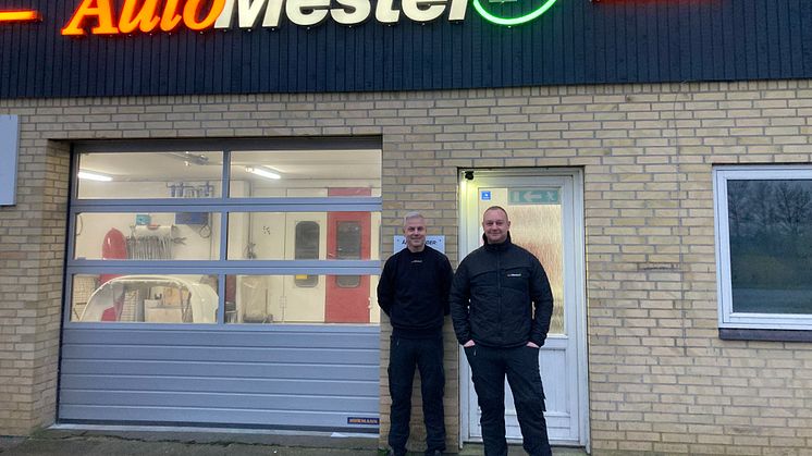 Lars Eskildsen og Martin Hansen er venner og ejer sammen Autocenter Midtsjælland. 
