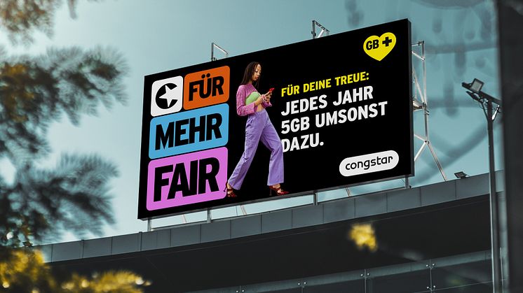 Für mehr fair: congstar startet neuen Markenauftritt mit neuer Kampagne